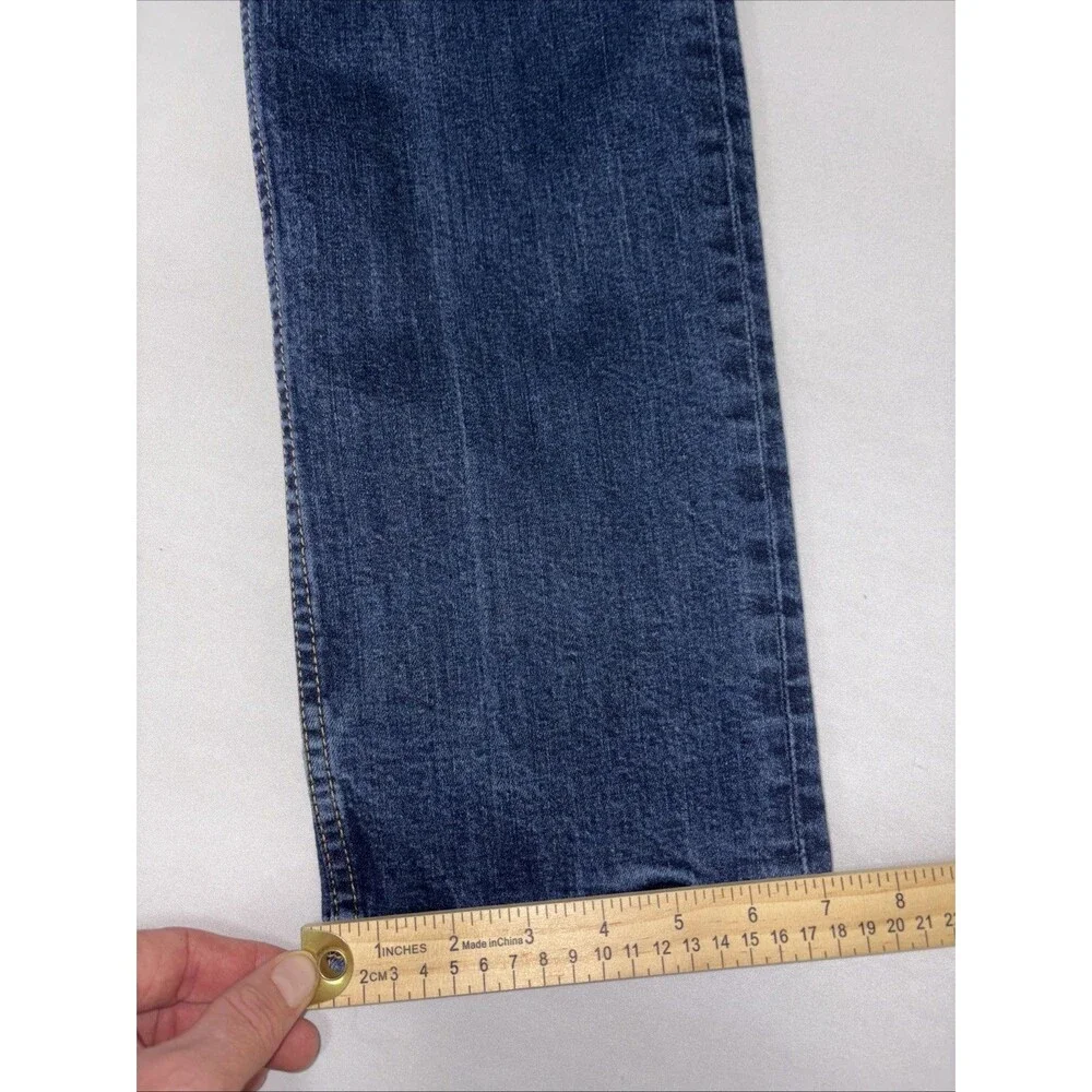Levis 514 Jeans Mens 33 X 32 Slim Straight Blue Cotton Denim Medium Wash
